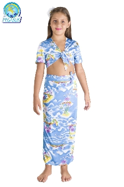 COSTUME HAWAIANO BAMBINA